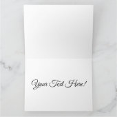 Carte Papier cadeau rouge et vert à carreaux de Noël (Intérieur)