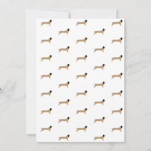 Carte Papier Dachshund