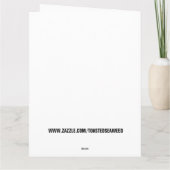 CARTE PAPIER DE TOILETTE D'ANNIVERSAIRE AMUSANT BON BOWE (Dos)