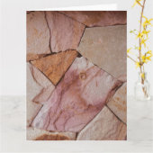 Carte Papier d'enveloppement en pierre (Fleur jaune)