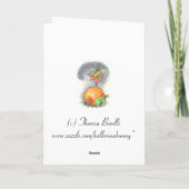 Carte papier Halloween (Dos)