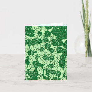 Carte Papier japonais, émeraude et vert citron