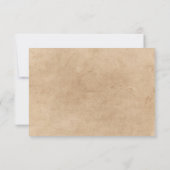 Carte papier kraft minimaliste simple et moderne ajouter (Dos)