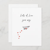 Carte Papier "Love of Love your way" (Devant / Derrière)