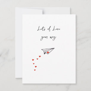 Carte Papier "Love of Love your way"