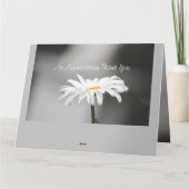 Carte papier Merci de marguerite (Dos)