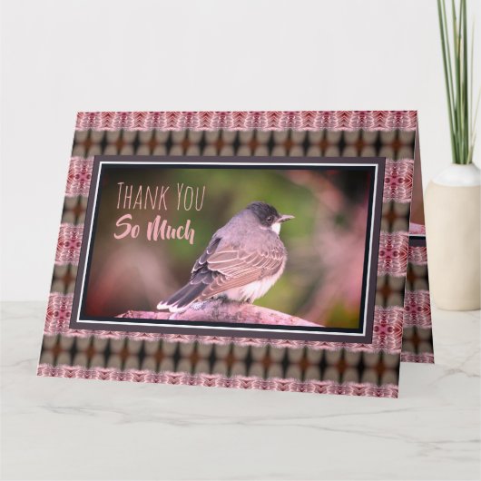 Carte papier Merci réfléchie (Devant)