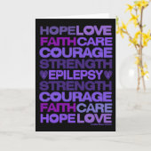 Carte Papier peint...Epilepsie (Fleur jaune)