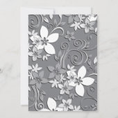 Carte Papier peint fleurs 2 (Dos)