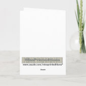 Carte Papier peint multicolore de violon (Dos)