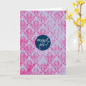 Carte Papier peint rose de Mazels Tov (Fleur jaune)