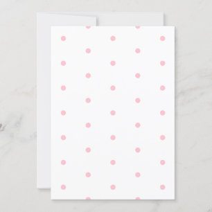 Carte Papier pointillé Polka rose