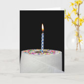 Carte Papier toilette d'anniversaire (Fleur jaune)