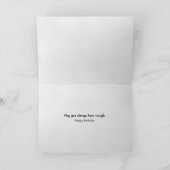 Carte papier toilette vide rouleaux anniversaire (Intérieur)