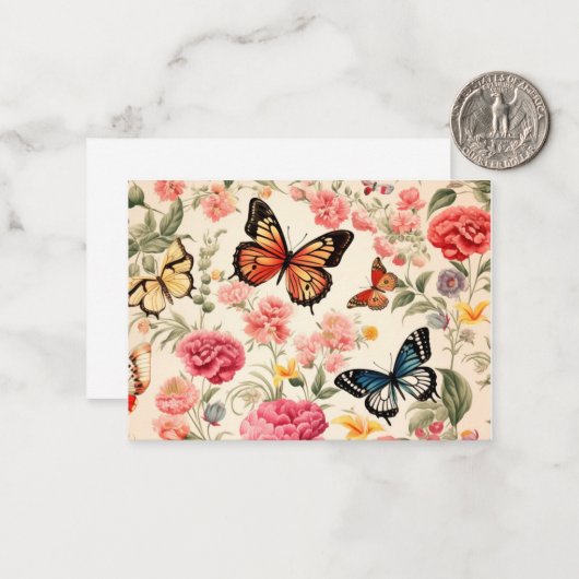 Carte papillon (Devant/Arrière en situation)