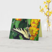 Carte Papillon (Fleur jaune)