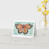 carte papillon (Fleur jaune)