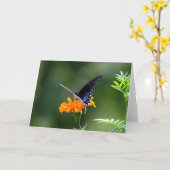 Carte Papillon (Fleur jaune)