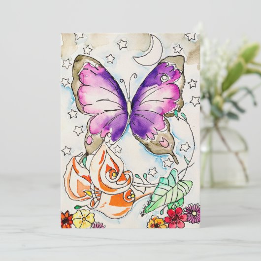 Carte Papillon (Debout devant)