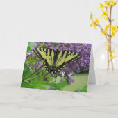 Carte Papillon (Fleur jaune)