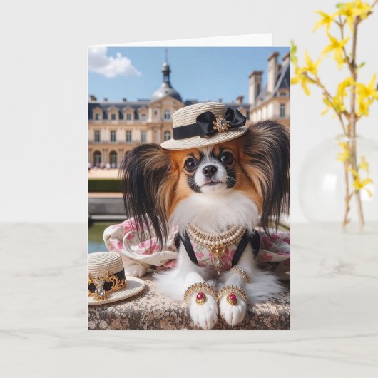 Carte Papillon (Fleur jaune)