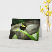 Carte Papillon (Fleur jaune)