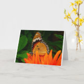Carte Papillon (Fleur jaune)