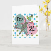 Carte Papillon 4e anniversaire Tshirts et cadeaux (Fleur jaune)