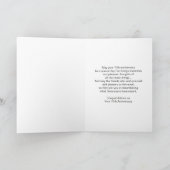 Carte Papillon - 70e anniversaire Mariage personnalisé (Intérieur)