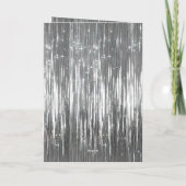 Carte Papillon à bijoux en argent glam (Dos)