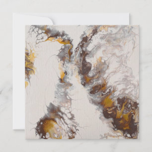 Carte Papillon - acryl abstrait
