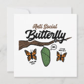 Carte Papillon Asocial (Dos)