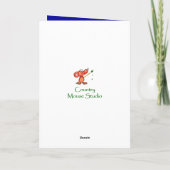 Carte Papillon assez en pastel d'anniversaire de (Dos)