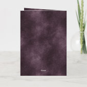 Carte Papillon Blanc Anniversaire Violet (Dos)