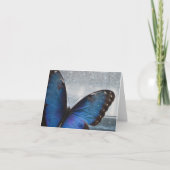 Carte Papillon bleu (Devant)