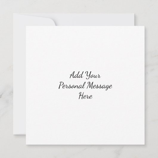 Carte Papillon bleu et fleurs | Message personnel (Dos)