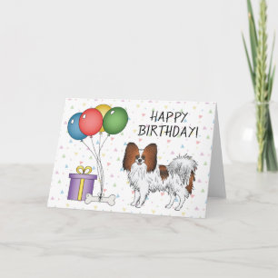 Carte Papillon Carton Rouge Sable Joyeux Anniversaire