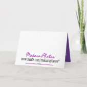 Carte Papillon Cheer-personnaliser (Dos)