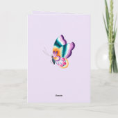 Carte Papillon coloré | Fête des mères (Dos)