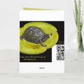 Carte Papillon Comma de l'aile d'Anniversaire (Dos)