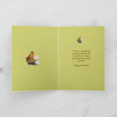 Carte Papillon Comma de l'aile d'Anniversaire (Intérieur)