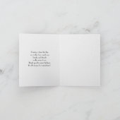 Carte Papillon dans le lis pour vous remercier sympathie (Intérieur)