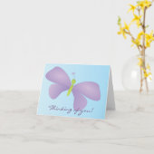 Carte Papillon de Laura (Fleur jaune)