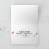 Carte Papillon de monarque de l'anniversaire de la maman (Intérieur)