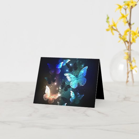 Carte Papillon de nuit (Fleur jaune)