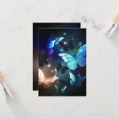 Carte Papillon de nuit (Devant/Arrière en situation)