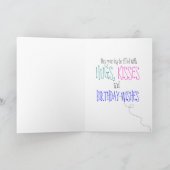 Carte Papillon Dimensional Yellow Birthday Card (Intérieur)