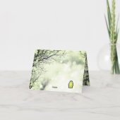 Carte Papillon Dog Merry Christmas Card (Dos)