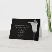 Carte Papillon en sympa dans cala lily (Devant)