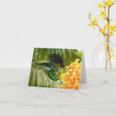 Carte Papillon enchanteur (Fleur jaune)